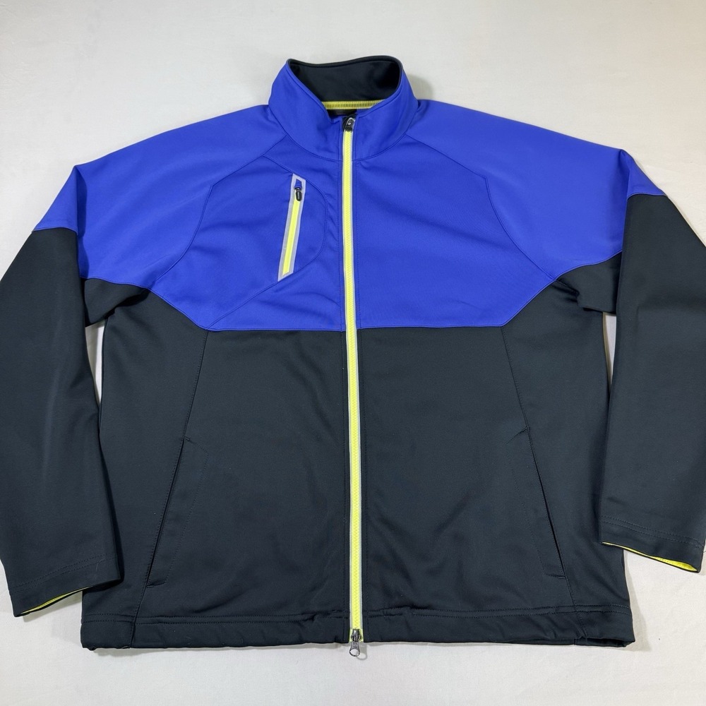 Zero Restriction Z500 Jacket Men's XL‎ Full Zip Black/Blue Tour Series Tech Golf